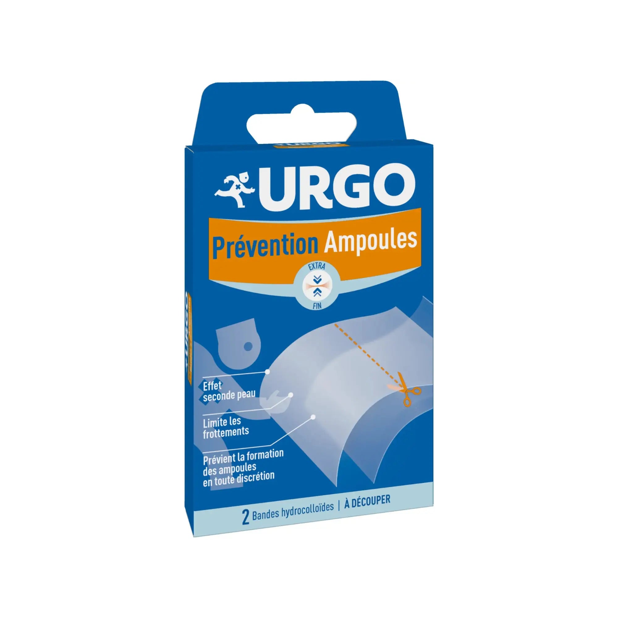 Prévention ampoules - 2 bandes à découper - Urgo Urgo