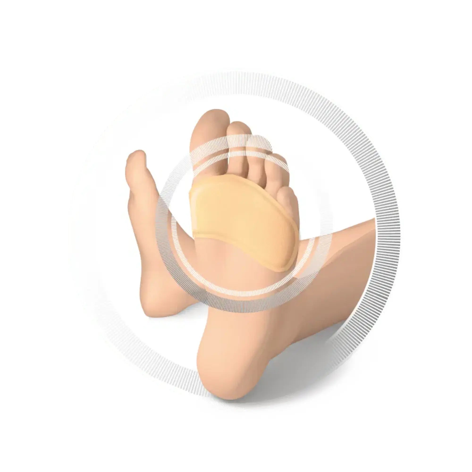 Protection pour avant-pied - Coussinets en silicone à l'avant du pied - 1 pièce -Ruck Ruck