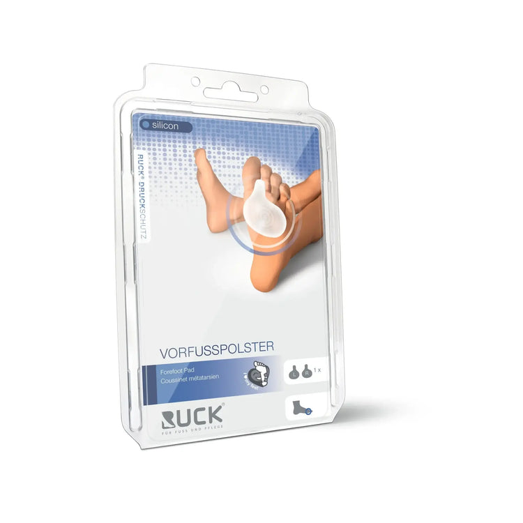 Protection pour métatarsalgies - Coussinets en silicone à l'avant du pied - Ruck Ruck