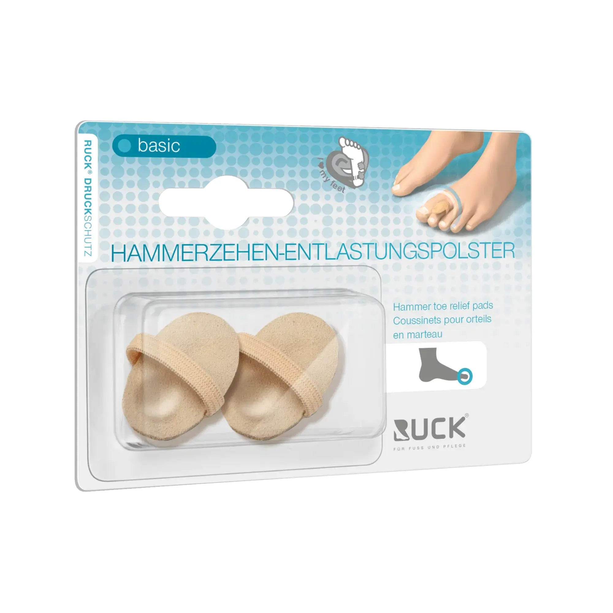 Protection pour orteils - Coussin de base pour orteils - Ruck Ruck