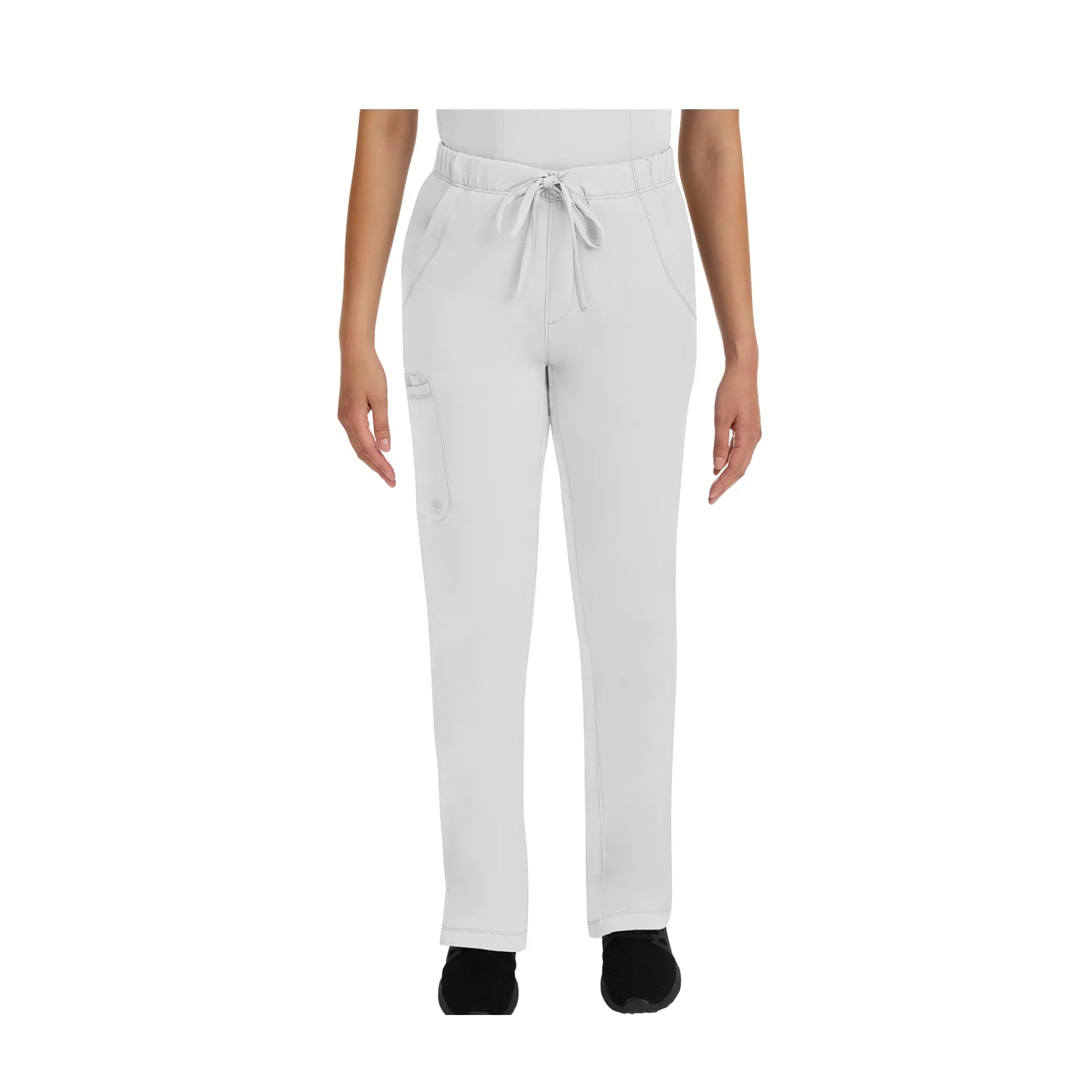 Rebecca - Pantalon évasé avec cordon de serrage - Femme - Healing Hands - Couleur 2 Healing Hands  Blanc / 3XL