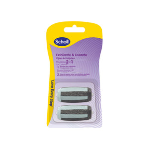 Recharge Rouleau 2 en 1 Exfoliant et Lissant - Râpe de Pédicurie Électrique - Scholl Scholl