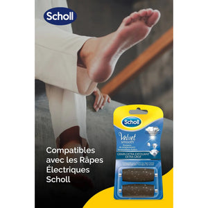 Recharge Rouleau Grain Extra-Exfoliant - Râpe de Pédicurie Électrique - Velvet Smooth - Scholl Scholl