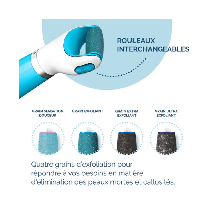 Recharge Rouleau Grain Ultra-Exfoliant - Râpe de Pédicurie Électrique - Velvet Smooth - Scholl Scholl