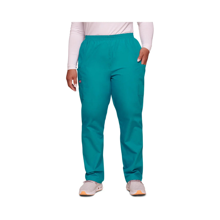 Seignosse - Pantalon cargo médical - Femme - Cherokee - Couleur 1 Cherokee Authentic Workwear  Bleu-Canard-XXXL