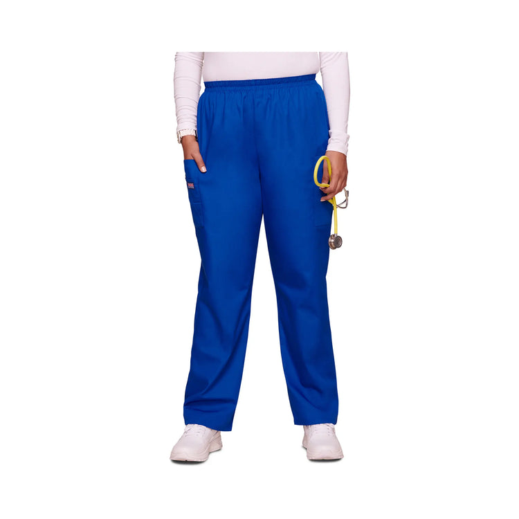 Seignosse - Pantalon cargo médical - Femme - Cherokee - Couleur 1 Cherokee Authentic Workwear  Bleu-Roi-XXXL