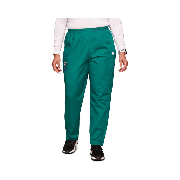 Seignosse - Pantalon cargo médical - Femme - Cherokee - Couleur 2 Cherokee Authentic Workwear  Vert-Chasseur-XXXL