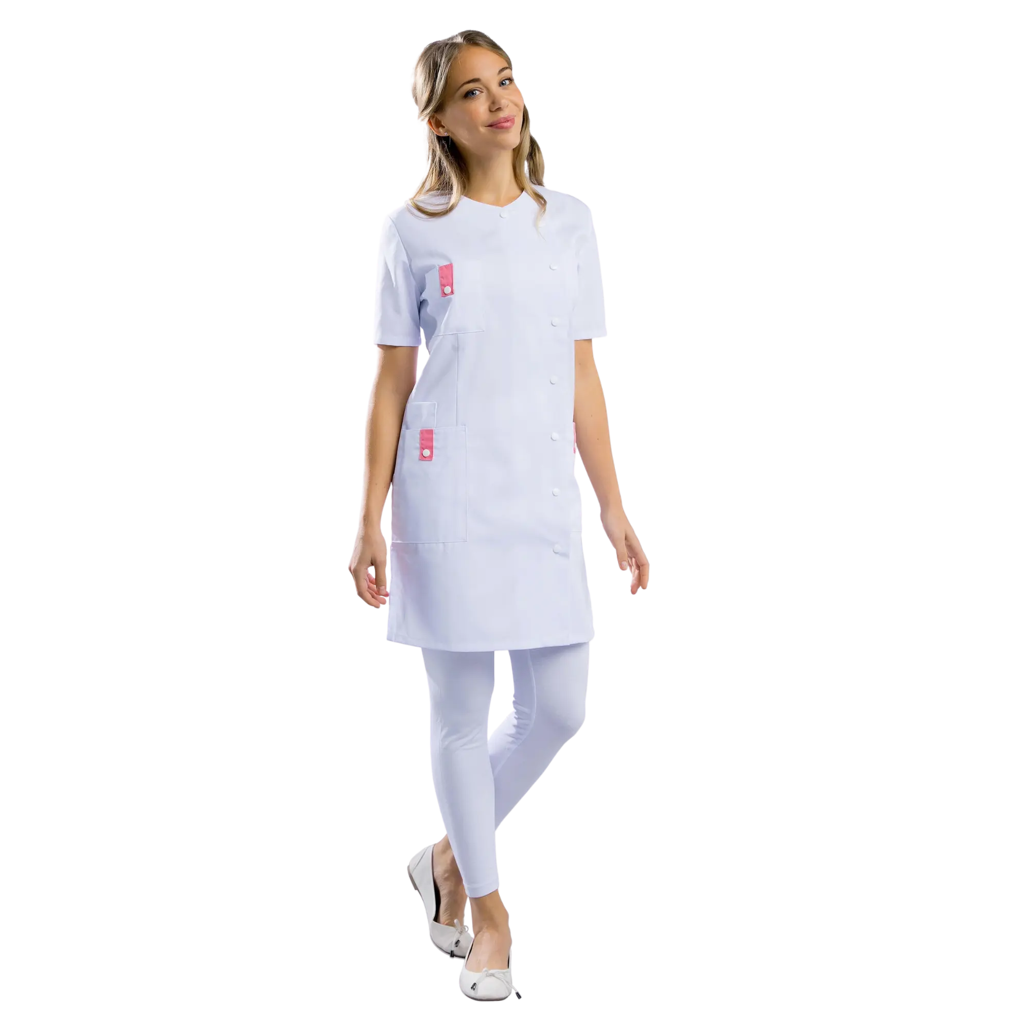 Sofia - Blouse 3/4 - Manches courtes - Femme - 90 cm