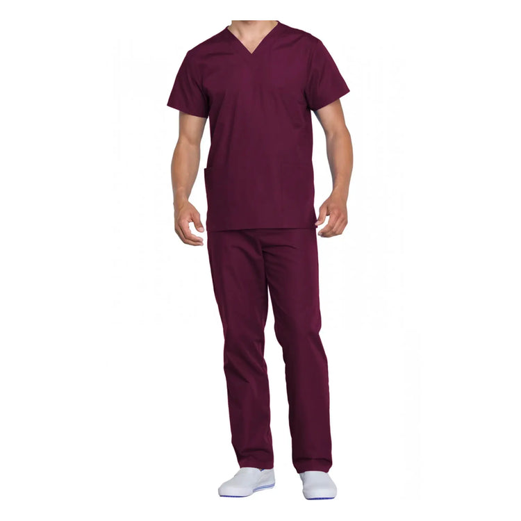 Toulouse - Ensemble médical - Tunique et pantalon - Unisexe - Cherokee Cherokee Authentic Workwear  Bordeaux-3XL