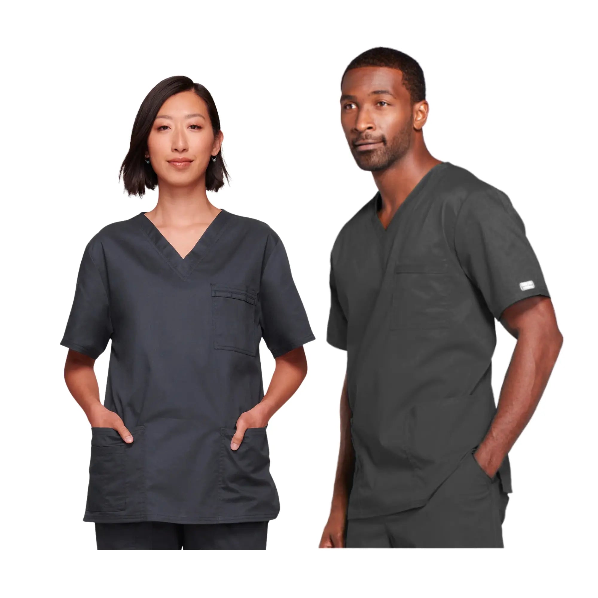 Versailles - Tunique unisexe col V - Unisexe - Cherokee Cherokee Authentic Workwear Anthracite-3XL