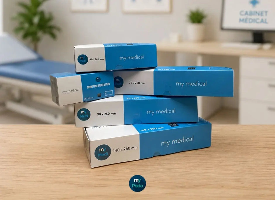 Nouveaux sachets de stérilisation My Médical My Podologie