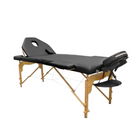 Folding wooden massage table 194 x 70 cm with reclining backrest - 7 colors