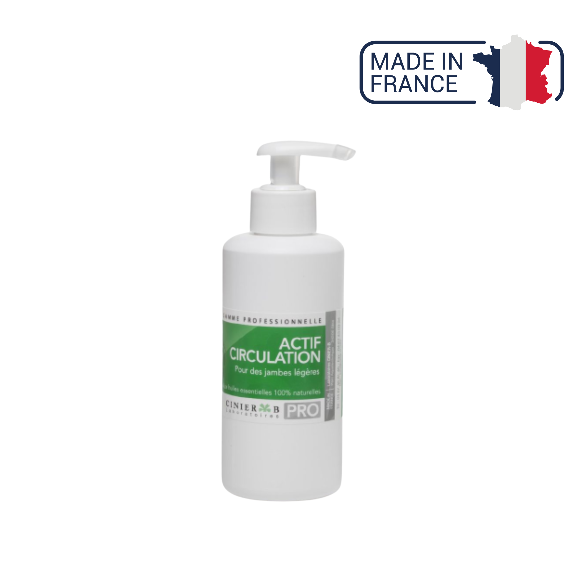 Actif Circulation - Effet de fraîcheur - 3 contenances - Laboratoires Cinier B Laboratoires Cinier B 