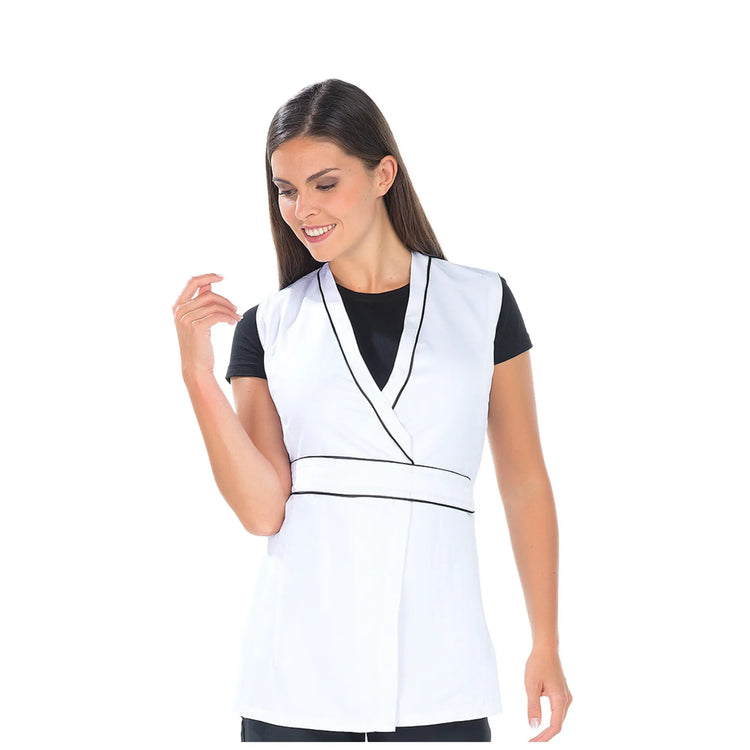 Alix - Tunique - Sans manche - Femme - 75 cm My Blouse  Blanc-T6-XXXL