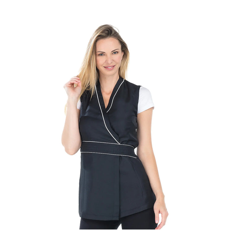 Alix - Tunique - Sans manche - Femme - 75 cm My Blouse  Noir-T6-XXXL