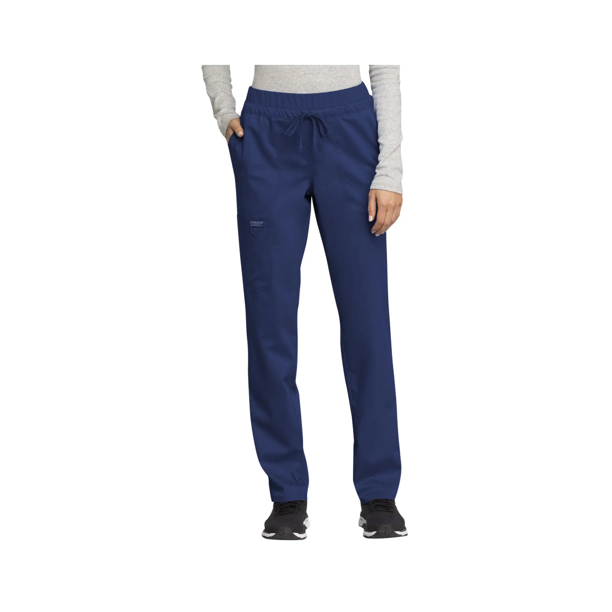 Angers - Pantalon avec cordon de serrage - femme - Cherokee Cherokee Authentic Workwear  Bleu-Marine-XXXL