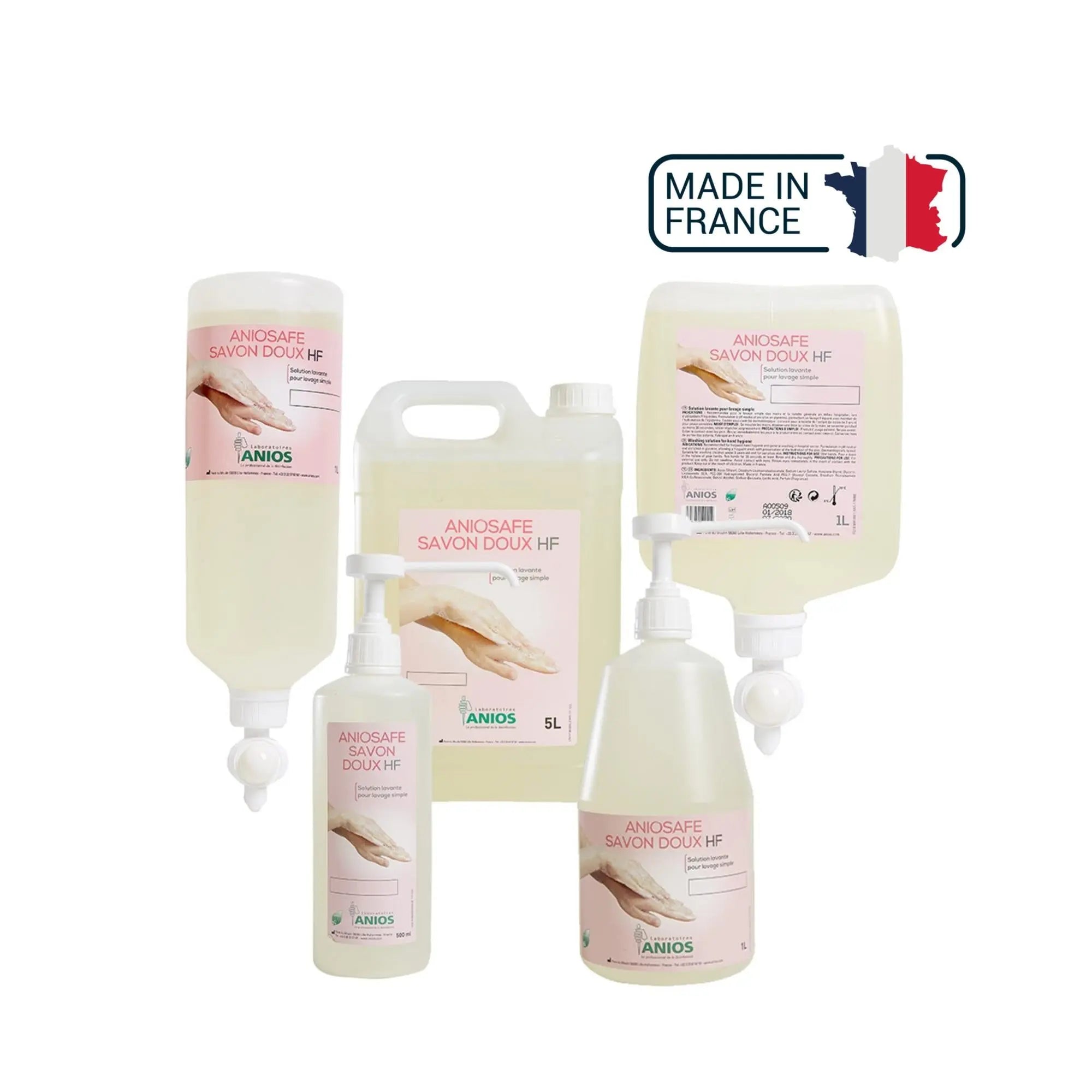 Aniosafe Savon doux Haute fréquence - Différents formats - Anios - My Podologie