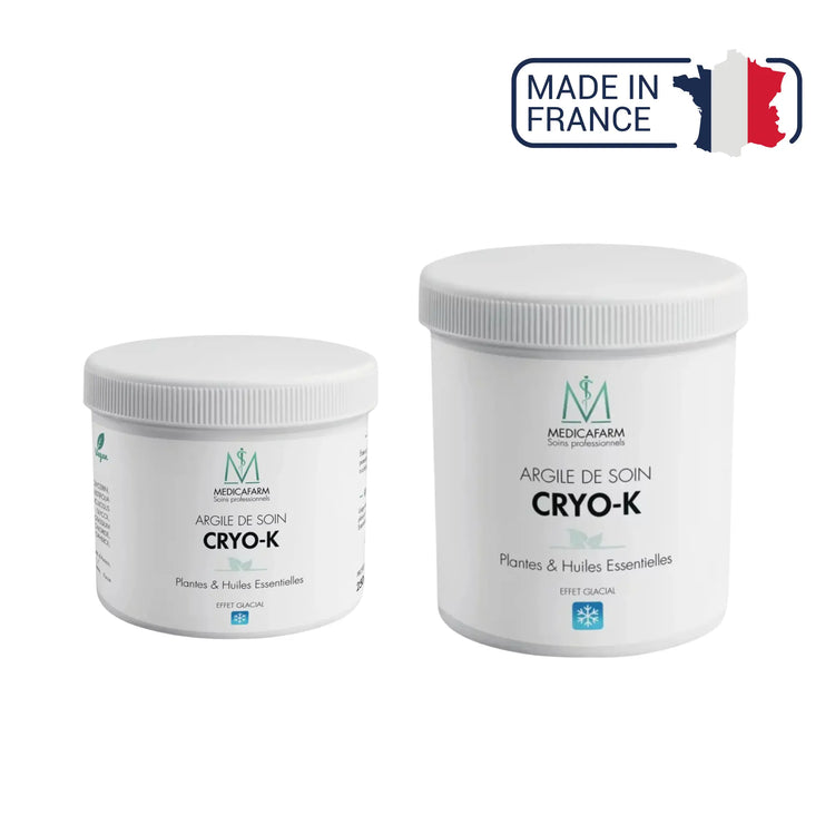 Argile de soin cryo-Argil "effet glacial" - Pot de 250g ou 500g - Medicafarm Medicafarm 