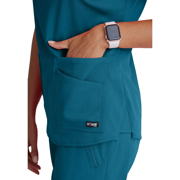 Aura - V-neck tunic - Women - Grey’s Anatomy Stretch Grey’s Anatomy 