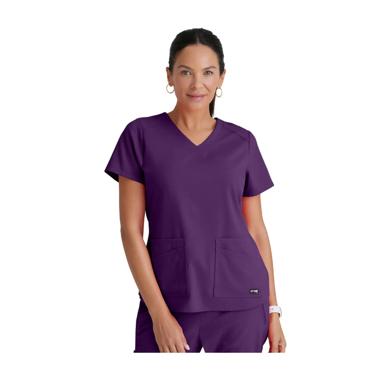 Aura - Tunique col V - Femme - Grey’s Anatomy Stretch Grey’s Anatomy 