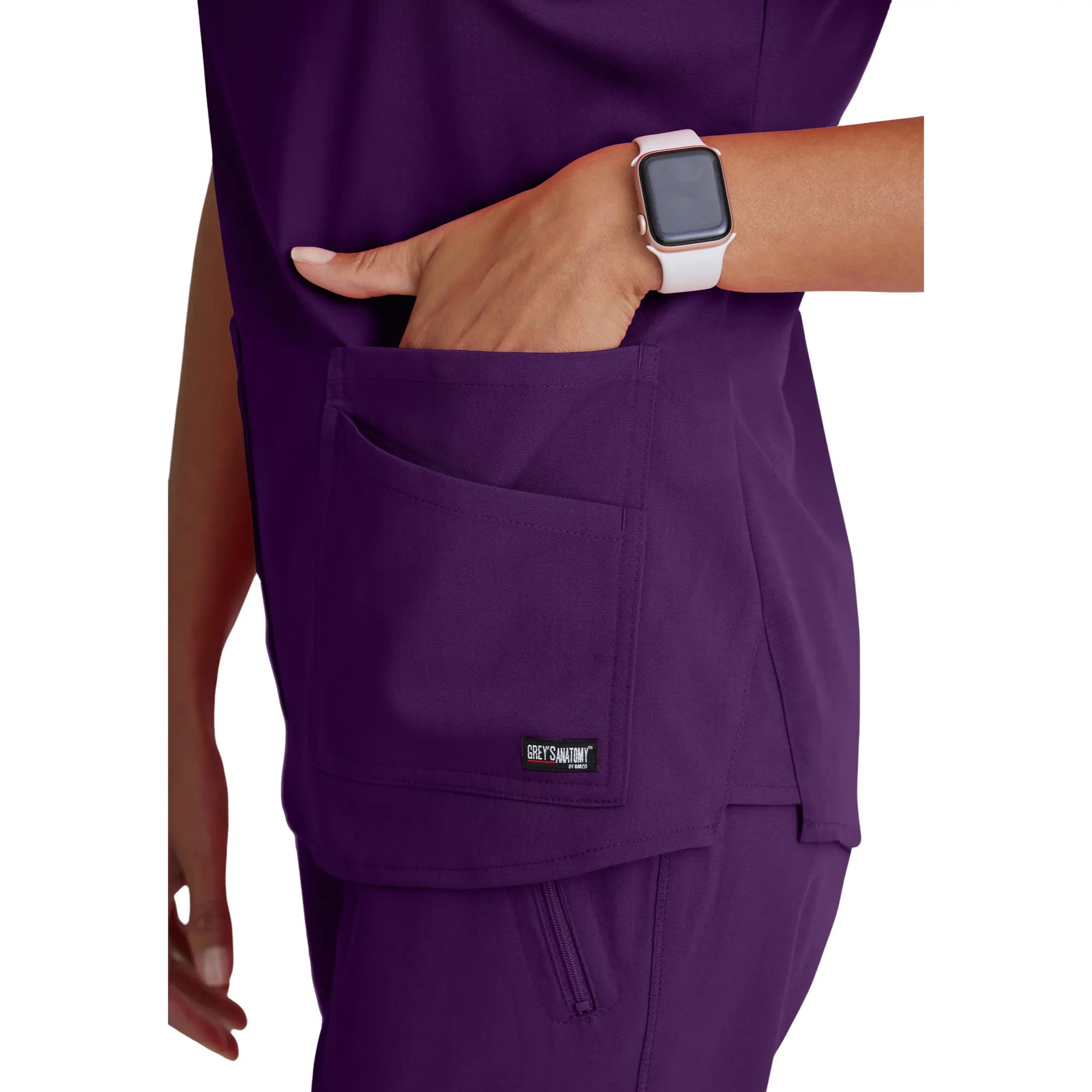 Aura - Tunique col V - Femme - Grey’s Anatomy Stretch Grey’s Anatomy 