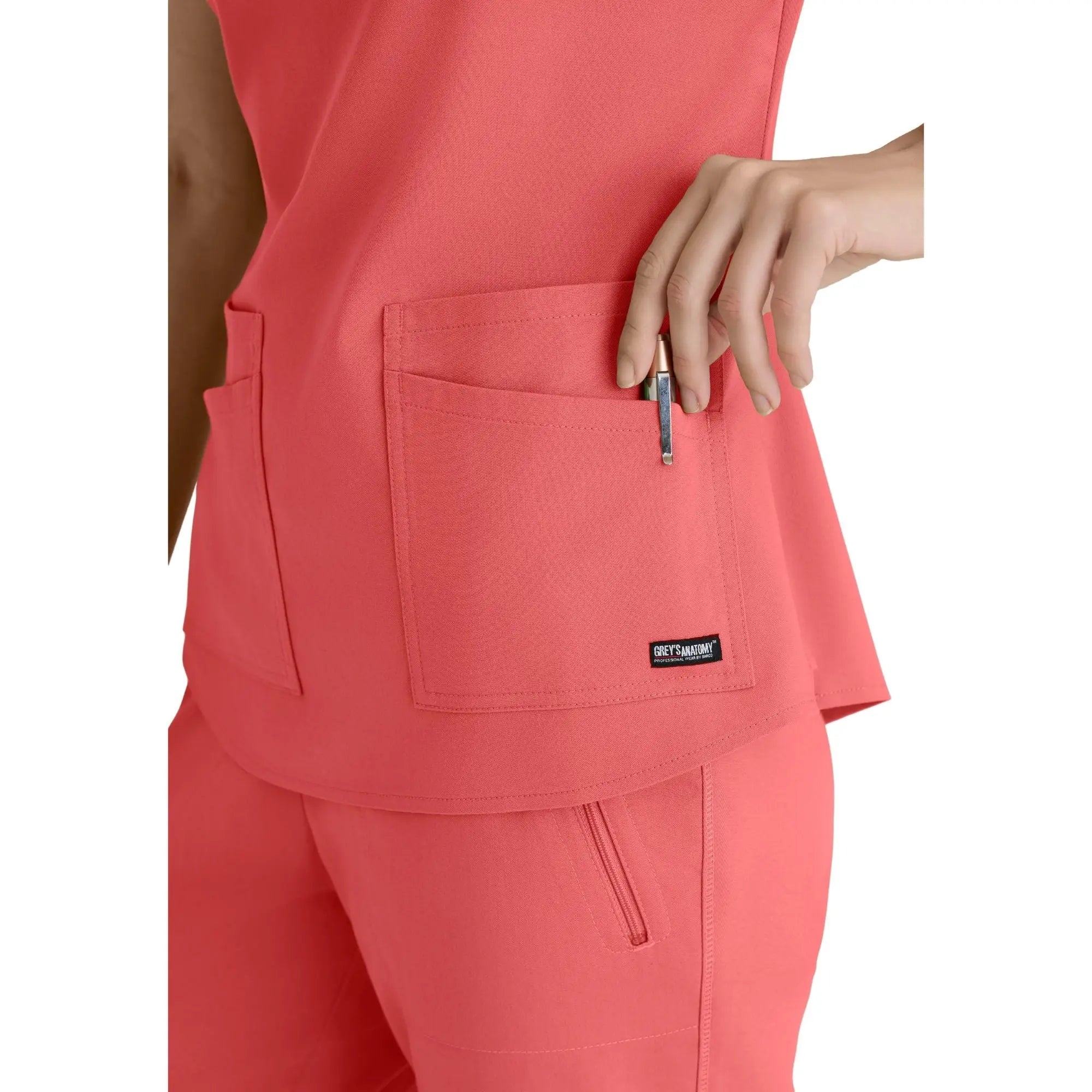 Aura - Tunique col V - Femme - Grey’s Anatomy Stretch Grey’s Anatomy 