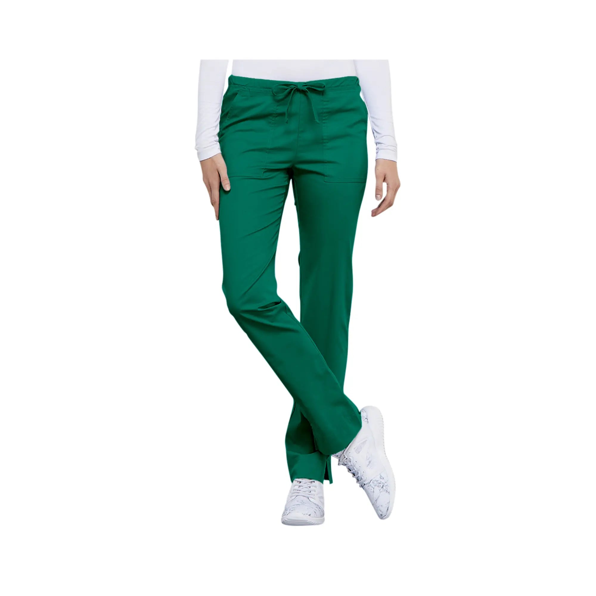 Avignon - Pantalon Slim cordon de serrage - Femme - Cherokee Cherokee Authentic Workwear  Vert-Chasseur-XXXL