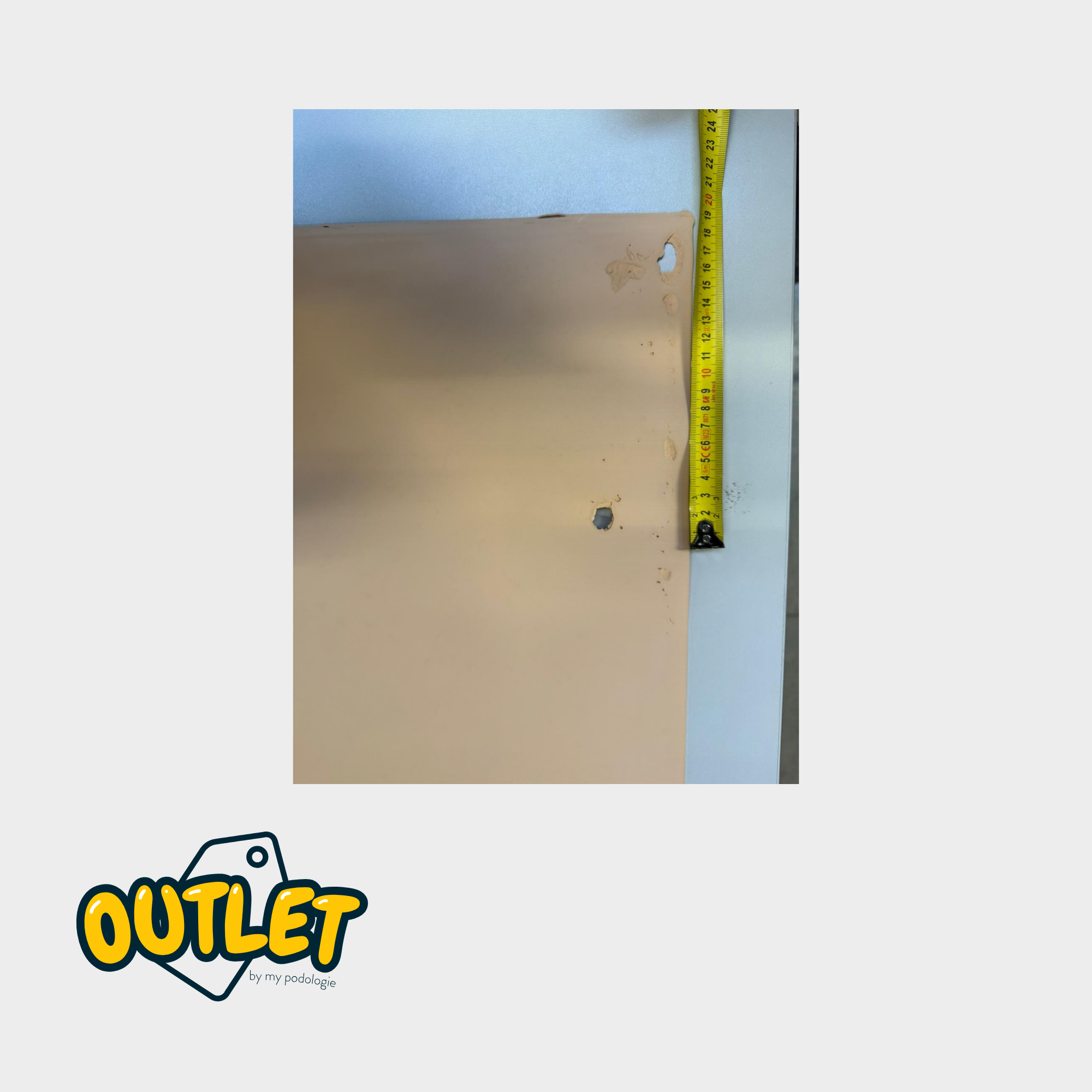 Base plantaire - Type REALUX - Shore 70 - 1,8 mm // Défaut My Podologie 