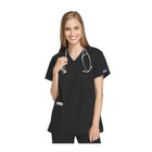 Bayonne - Medical tunic - Wrap effect - Short sleeves - Women - 72 cm - Cherokee