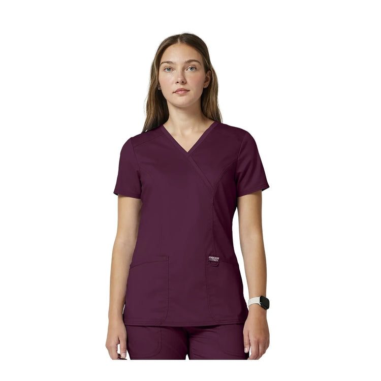 Béziers - Tunique cache-cœur col V - Femme - Cherokee Cherokee Authentic Workwear 