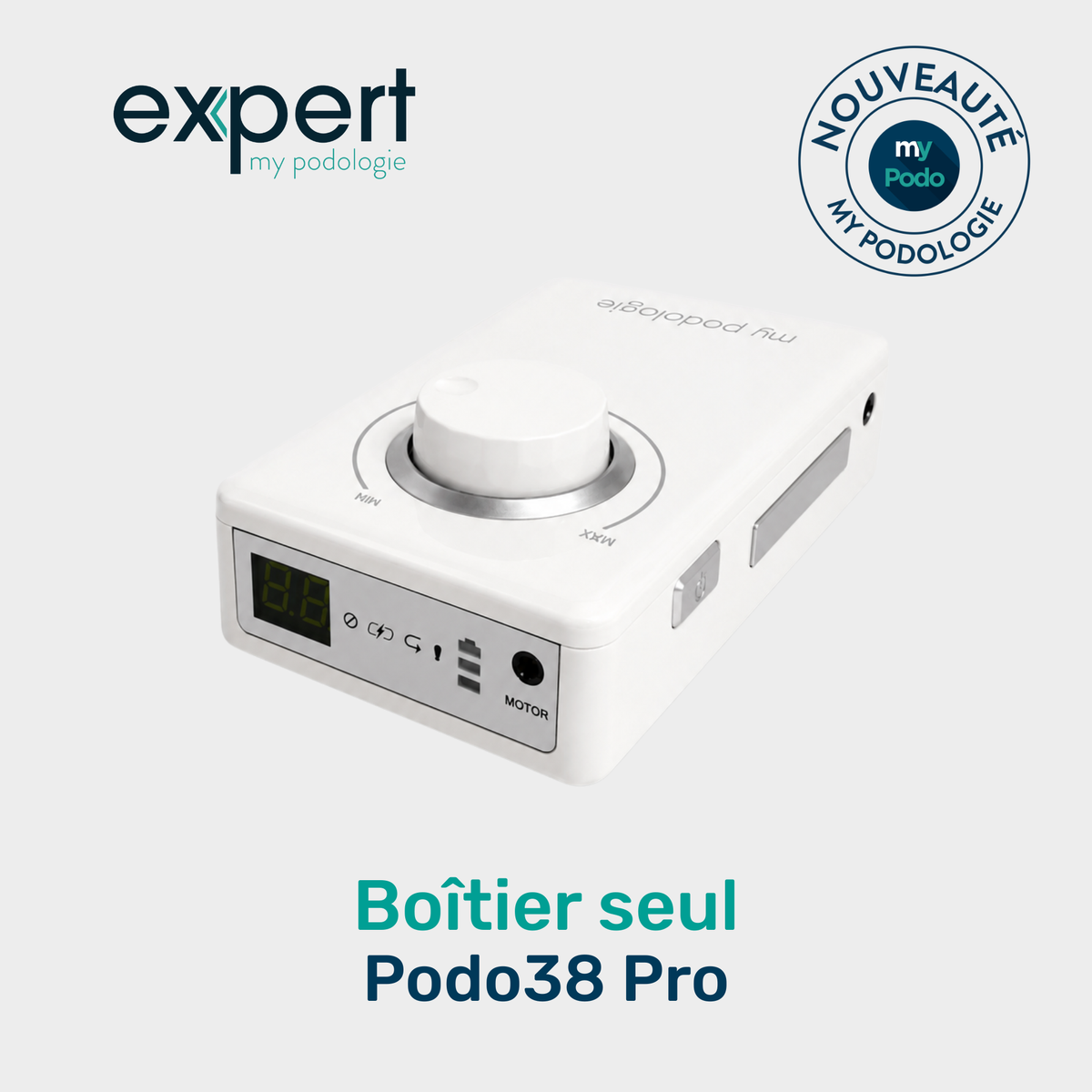 Boitier Micromoteur portable PODO38 Pro BLDC seul - Blanc