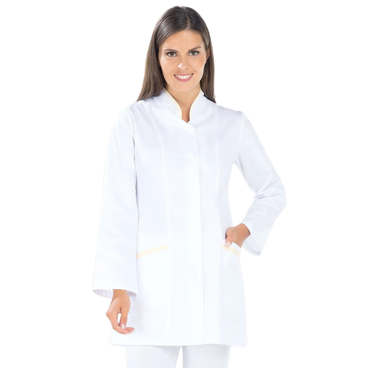 Capucine - Tunique - MLT - Femme - 80 cm My Blouse  Sergé-Blanc-Beige-Clair-T6-XXXL