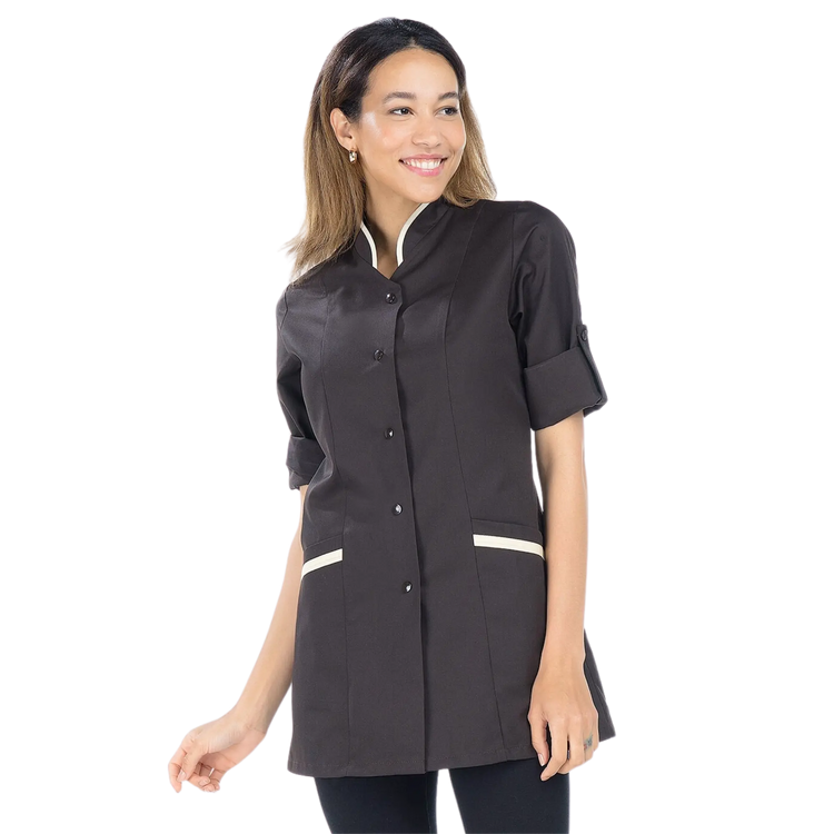 Capucine - Tunique - MLT - Femme - 80 cm My Blouse  Sergé-Brun-Beige-Clair-T6-XXXL