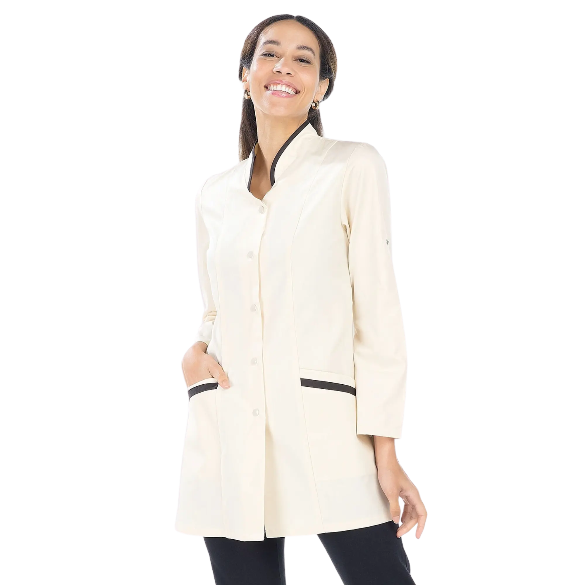 Capucine - Tunique - MLT - Femme - 80 cm My Blouse  Sergé-Beige-Clair-Brun-T6-XXXL