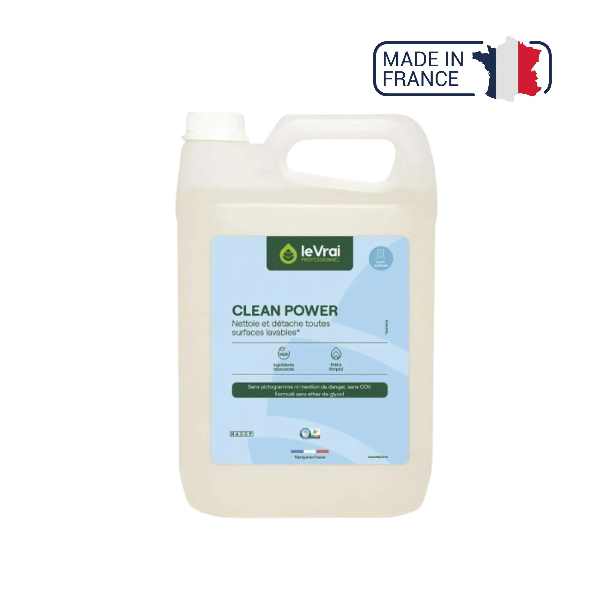 Clean Power - Deux contenances disponibles - Le vrai professionnel Le Vrai Professionnel