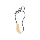 Varus-valgus wedge - 8 mm - Shore 70-75 - Beige