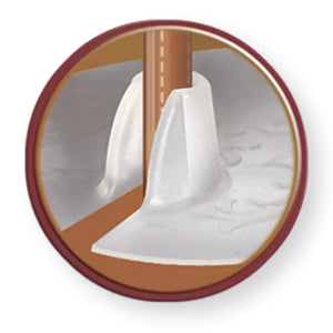Coussinet en gel avec adhérence - Pour chaussures ouvertes type tongs - 1 paire - My Podologie