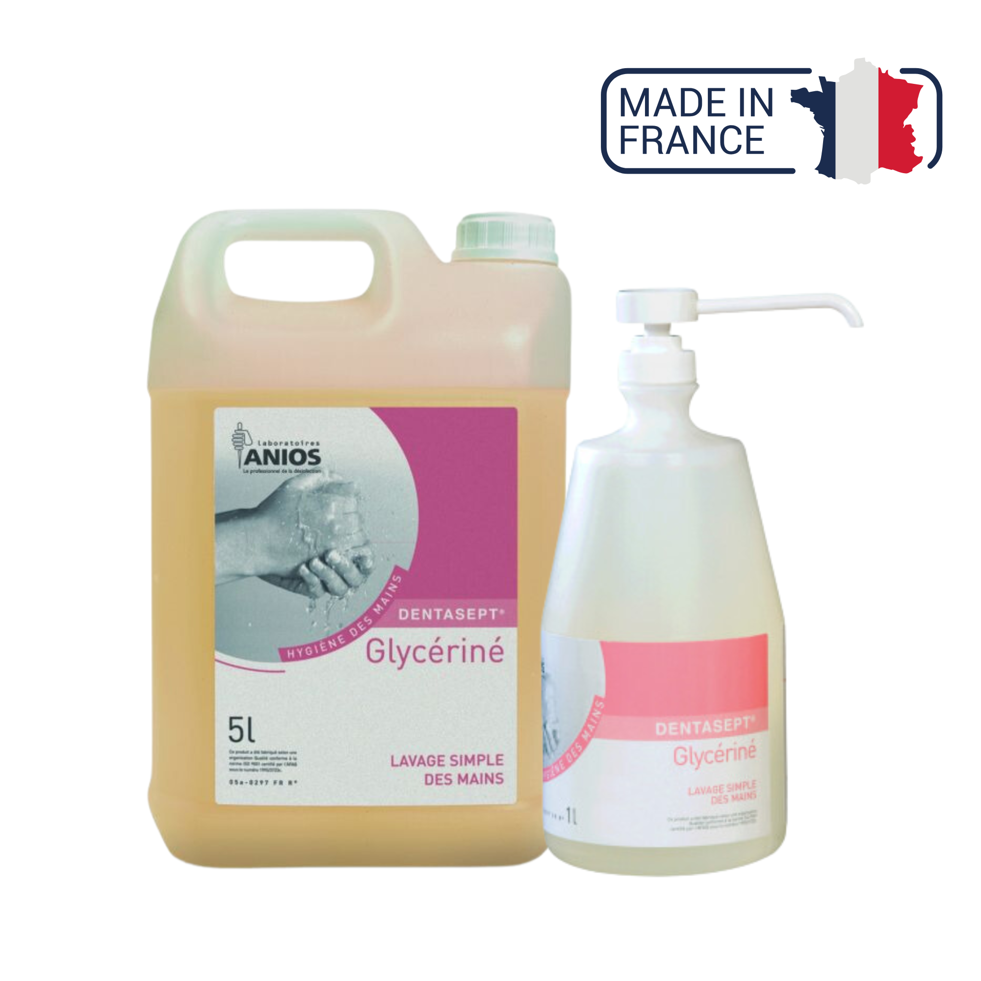 Dentasept - Savon Glycériné - Anios - 2 contenances Anios