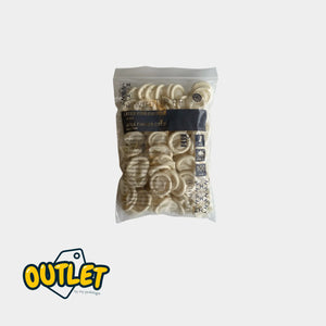 Doigtiers roulés d'examen - Taille L - Latex Sans poudre - Sachet de 100 // Date dépassée Euromédis 