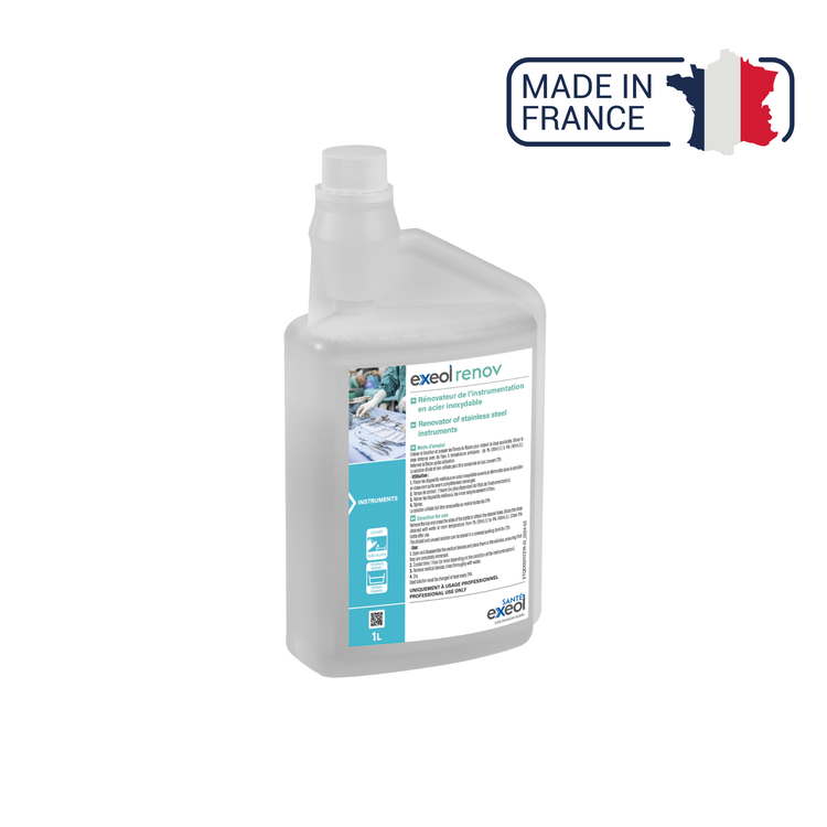 Exeol renov -  Rénovation des Instruments en Inox - 1L ou 5 L - Sodel Exeol 