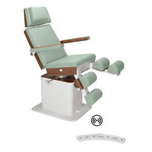 Fauteuil de pédicurie - MOON - Relevage électrique - Wifi - Ruck My Podologie  Sauge-3-moteurs-2-Noyer