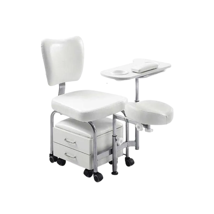 Fauteuil de pédicurie avec tabouret et rangements - Tendy - Weelko Naggura 