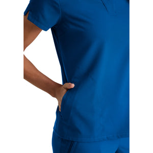 Flora - Tunique col à bande - Femme - Grey’s Anatomy Stretch GREYS ANATOMY STRETCH