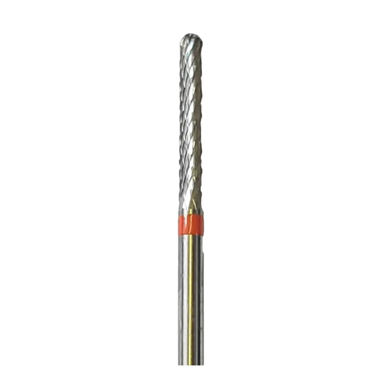 Fraise E0220 Carbure de tungstène - Abrasion et finition des ongles fins - Denture croisée fine - Forme droite - 2,3 mm - My Podologie