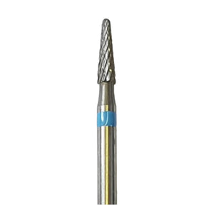 Fraise E0710 Carbure de tungstène - Traitement et finition des ongles - Denture croisée moyenne - 2,3 mm - My Podologie