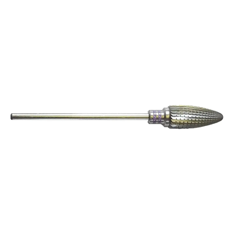 Fraise E7225 Carbure de tungstène - Abrasion des ongles normaux - Denture hélicoïdale super fine - 6 mm - My Podologie