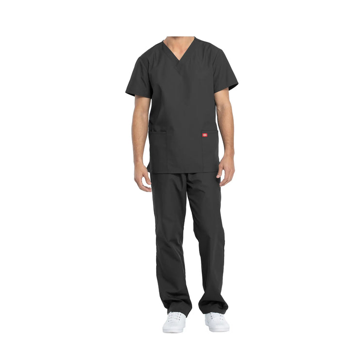 Hossegor - Ensemble médical - Tunique col V et pantalon - Unisexe - Dickies Dickies  Anthracite-XXXL