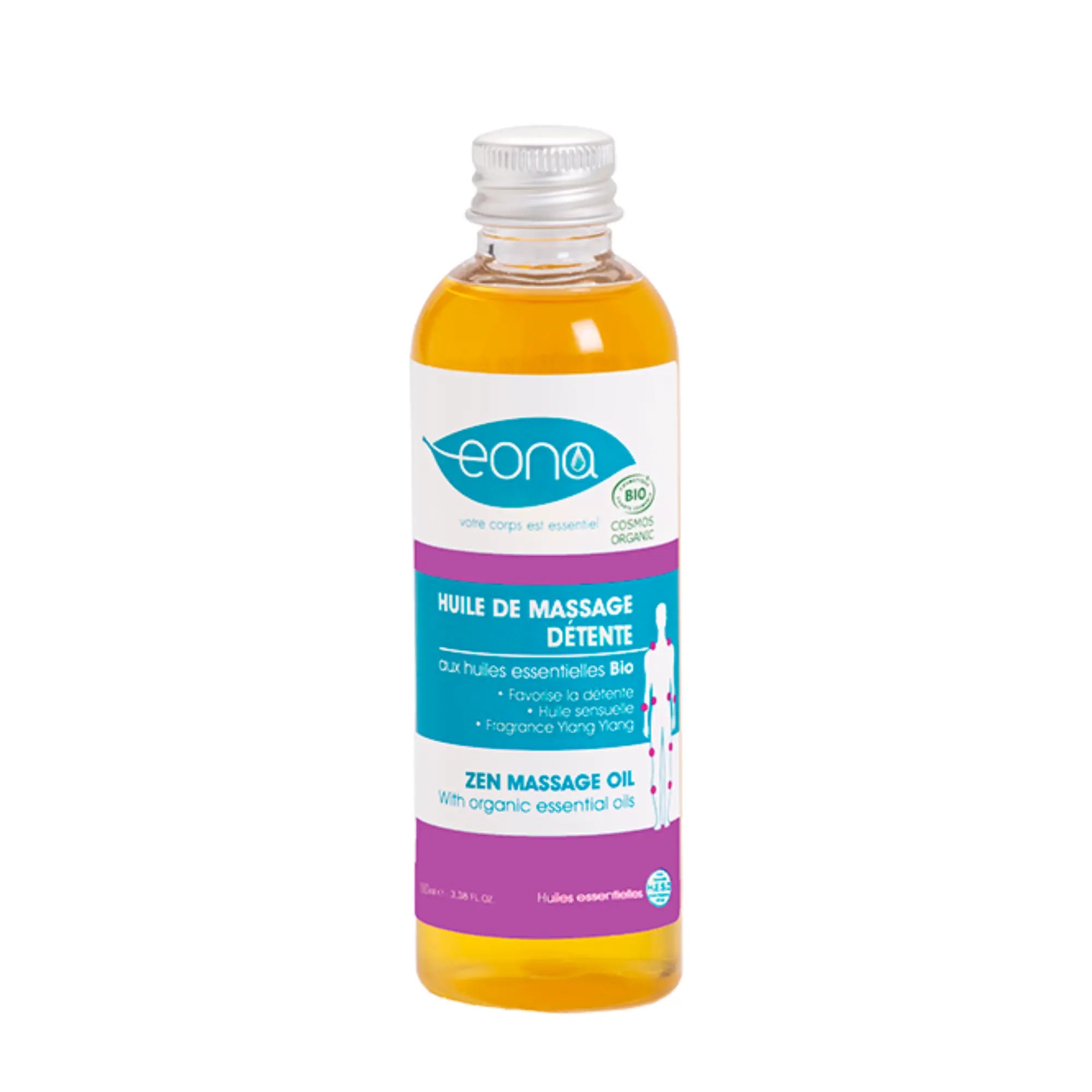Huile de massage - Détente - Bio - Eona - My Podologie