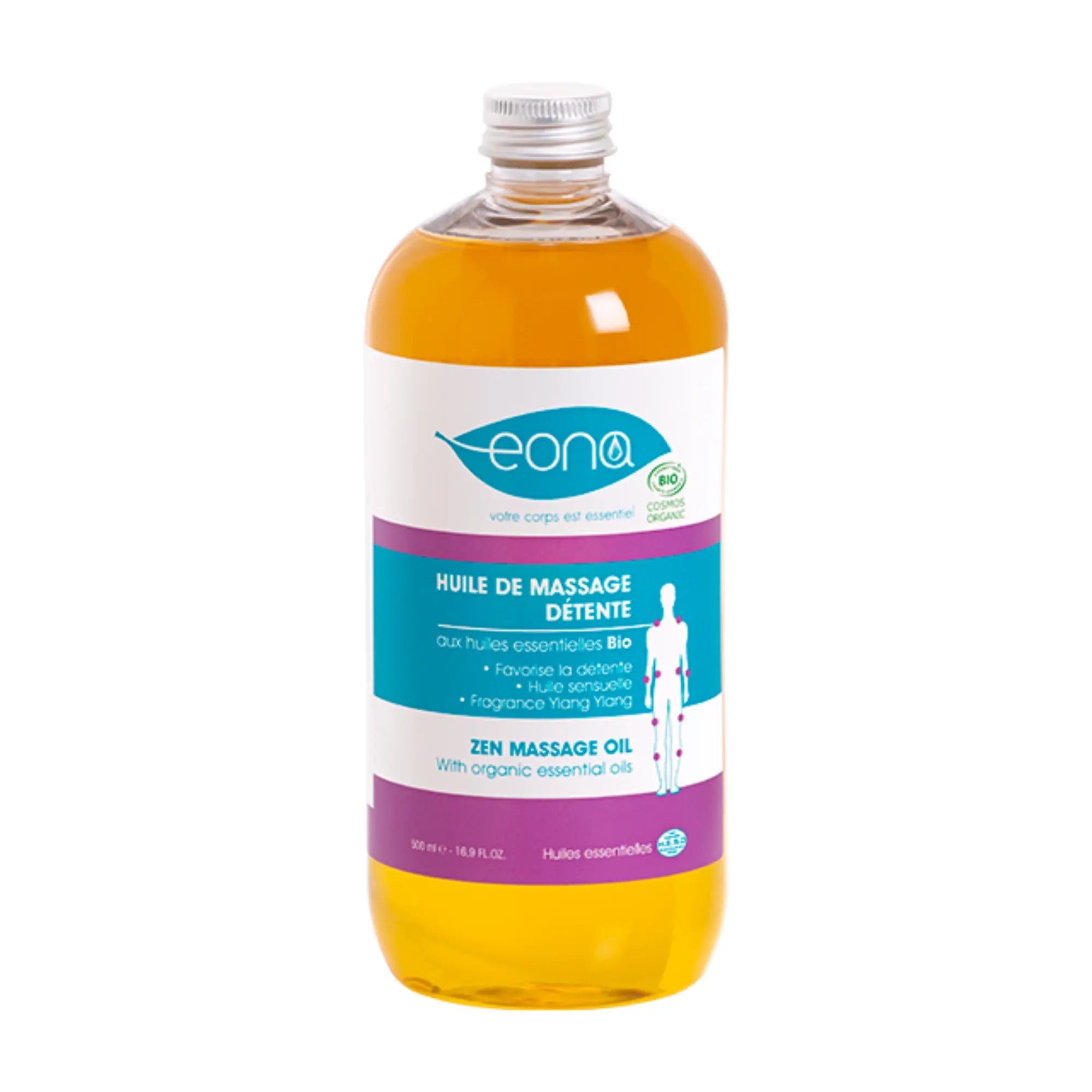 Huile de massage - Détente - Bio - Eona - My Podologie
