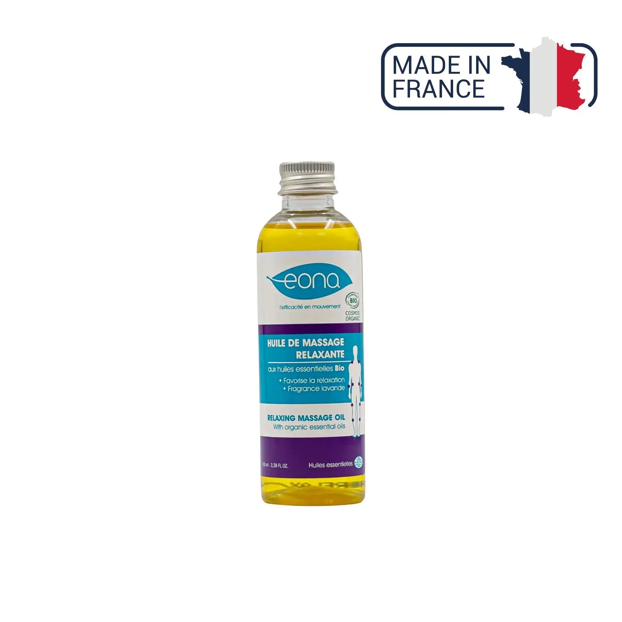 Huile de massage - Relaxante - Bio - 2 contenances - Eona Eona 